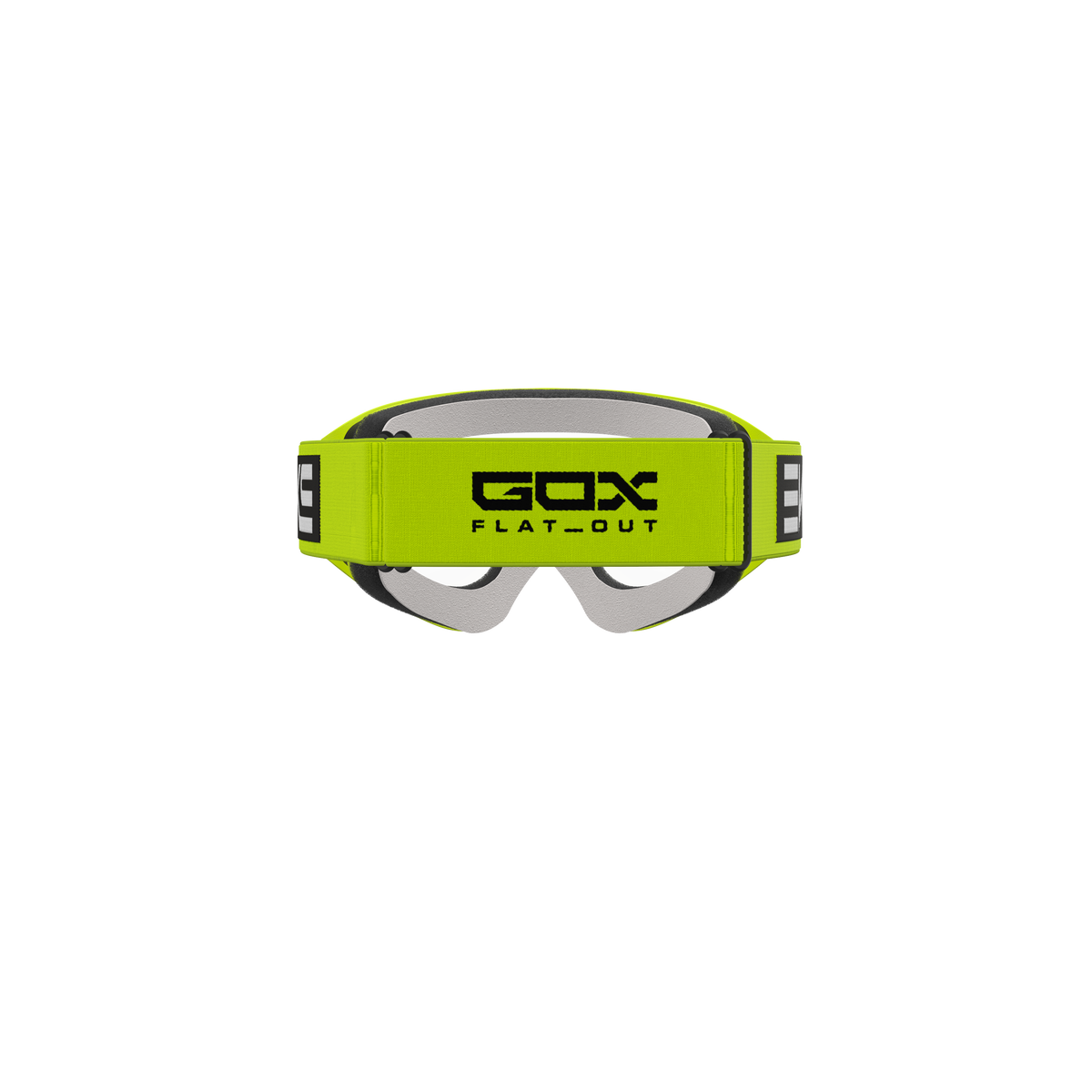 GOX Flat-Out Goggle EKS Flo Yellow - Gold Mirror