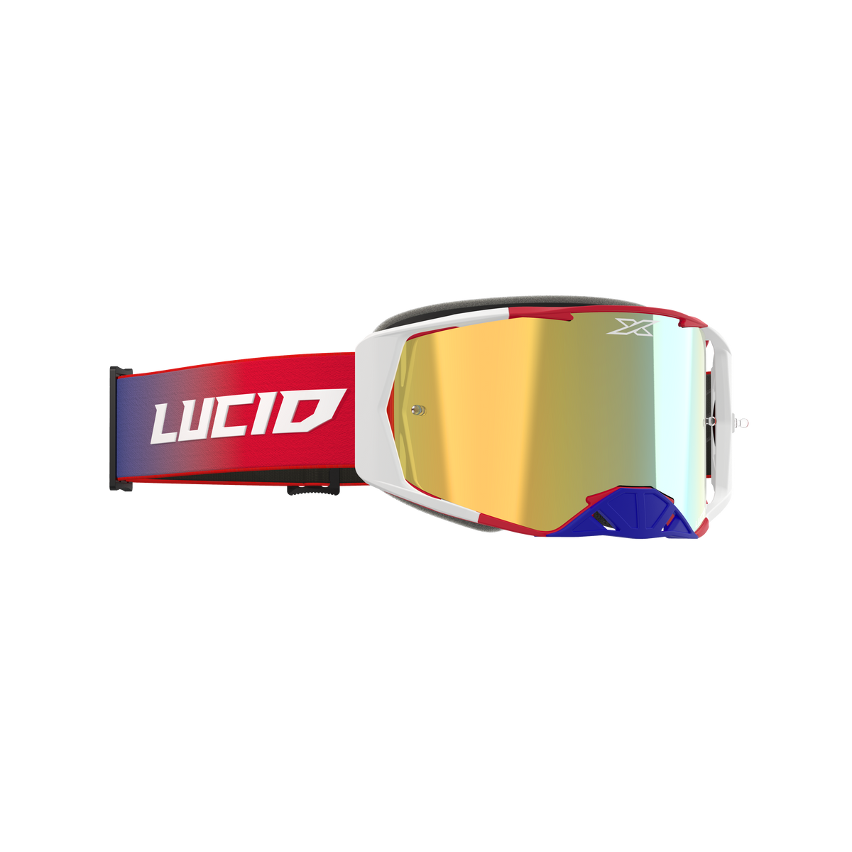 Lucid Goggle LUCID TM RWB - Gold Mirror Lens